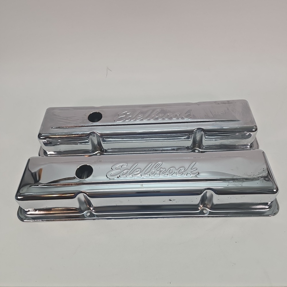 Edelbrock Chrome Valve Covers #4449
